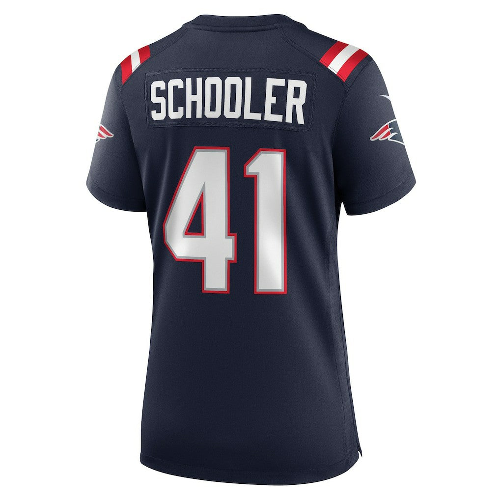 Nike Brenden Schooler New England Patriots Women's Game Jersey Navy