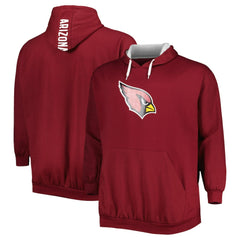 Arizona Cardinals Big & Tall Logo Pullover Hoodie Cardinal