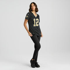 Nike Chris Olave New Orleans Saints Women's Game Player Jersey Black