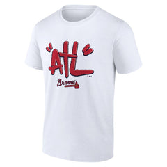 Atlanta Braves ATL Tag T-Shirt - White - MLB on Sale