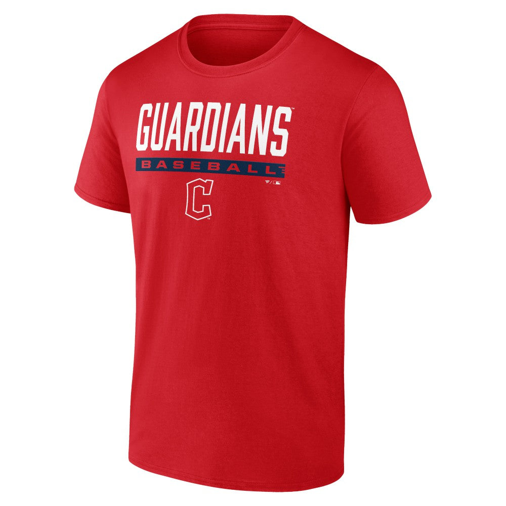 Cleveland Guardians Win Stripe T-Shirt - Red - MLB on Sale