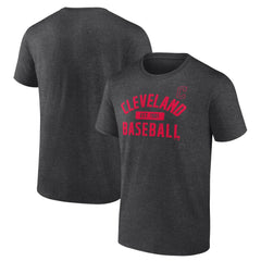 Cleveland Guardians Primary Pill T-Shirt - Charcoal - MLB Lifestyle