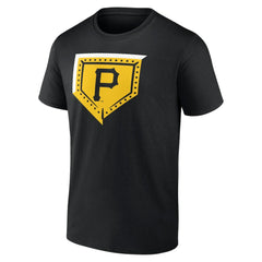 Pittsburgh Pirates Steel Plate T-Shirt - Black - MLB Lifestyle