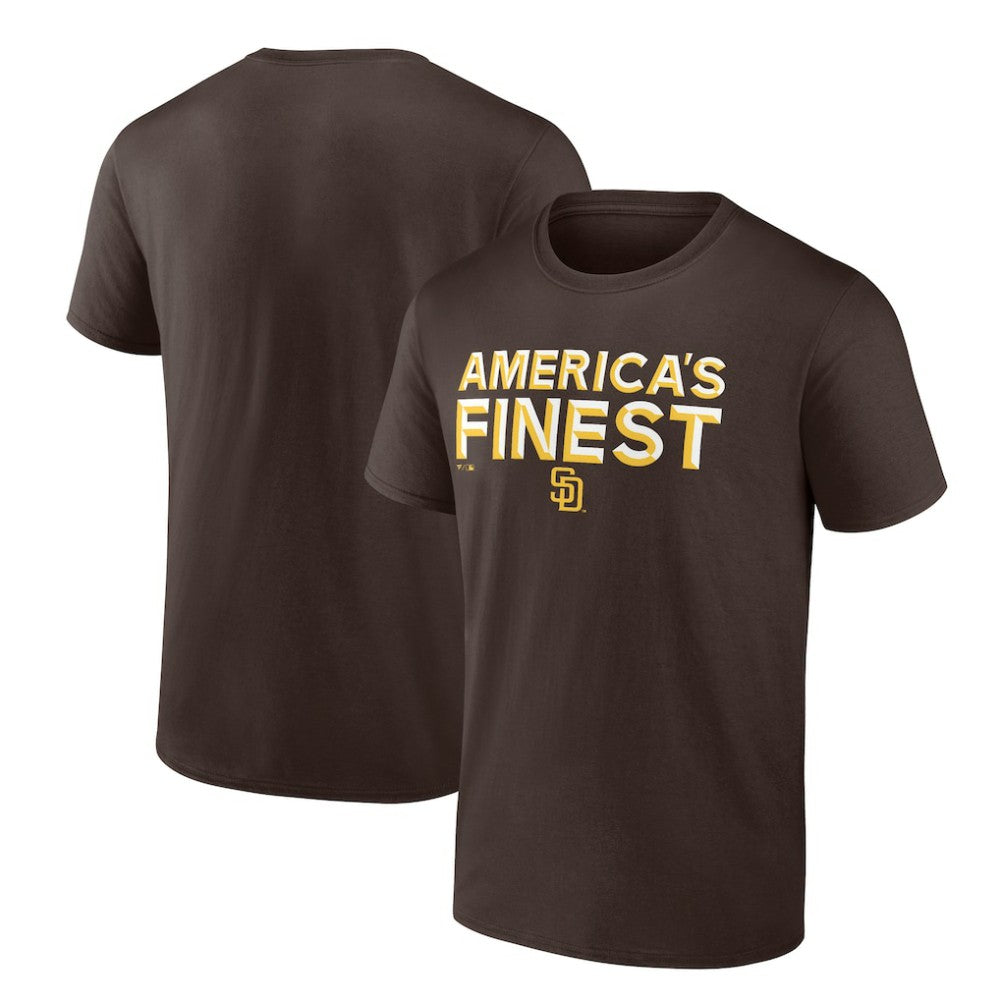 San Diego Padres 619 Beisbol T-Shirt - Brown - MLB Discount
