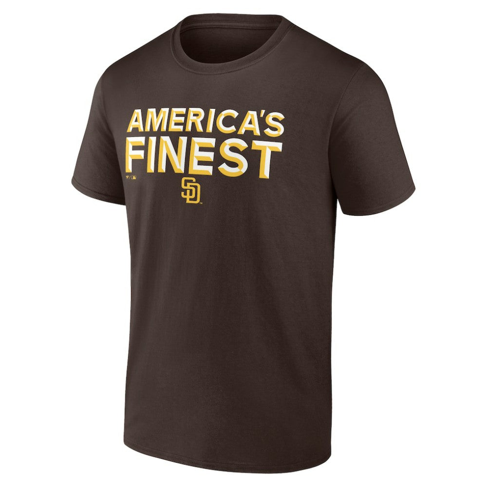 San Diego Padres 619 Beisbol T-Shirt - Brown - MLB Discount