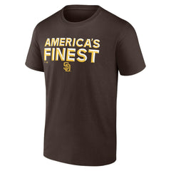 San Diego Padres 619 Beisbol T-Shirt - Brown - MLB Discount