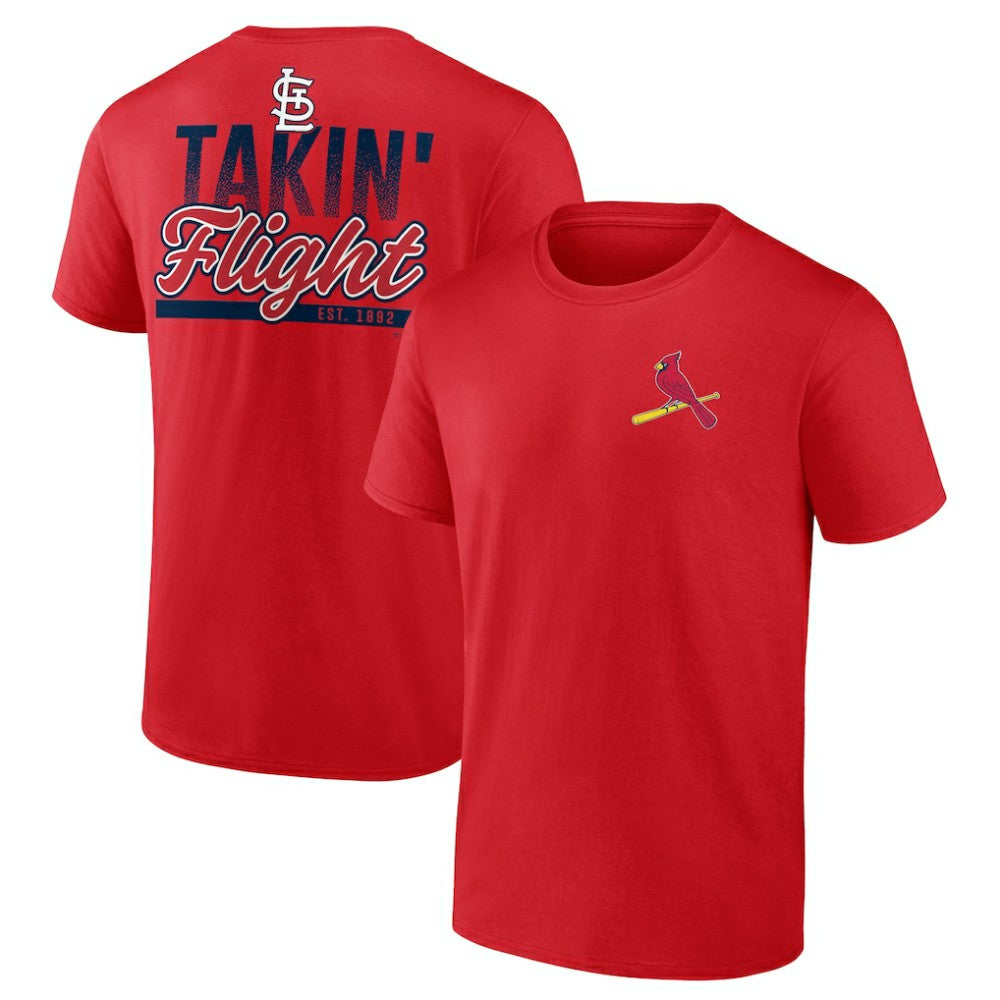 St. Louis Cardinals Takin' Flight T-Shirt - Red - MLB Lifestyle