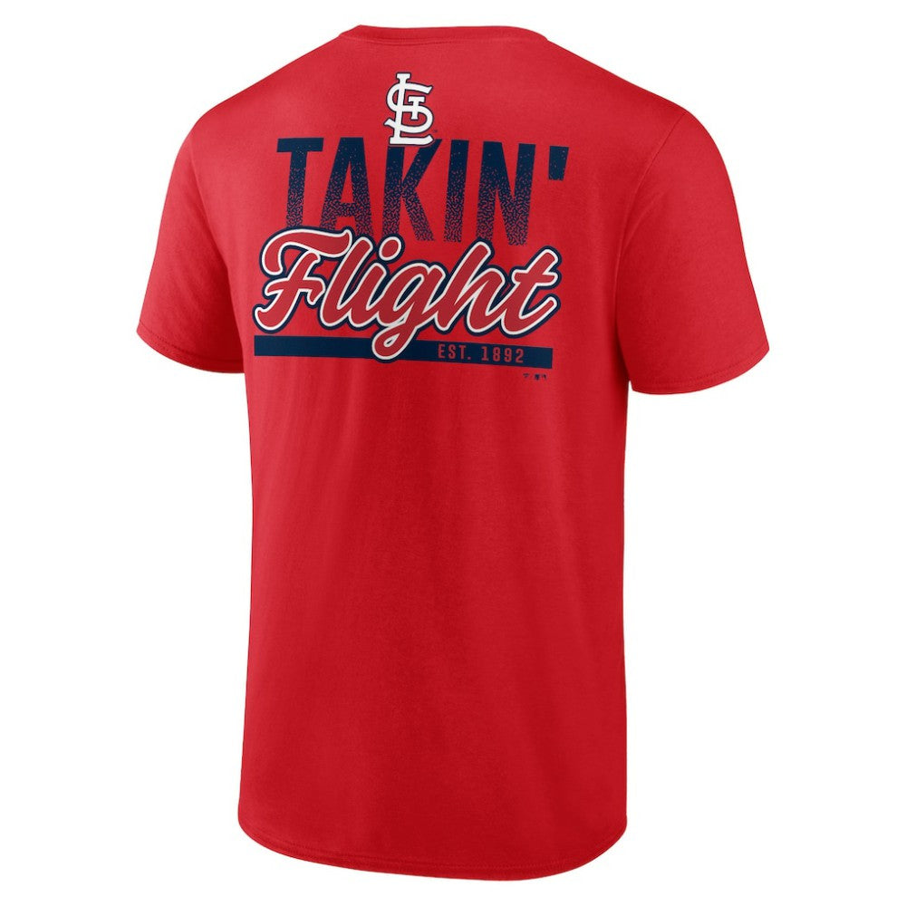 St. Louis Cardinals Takin' Flight T-Shirt - Red - MLB Lifestyle