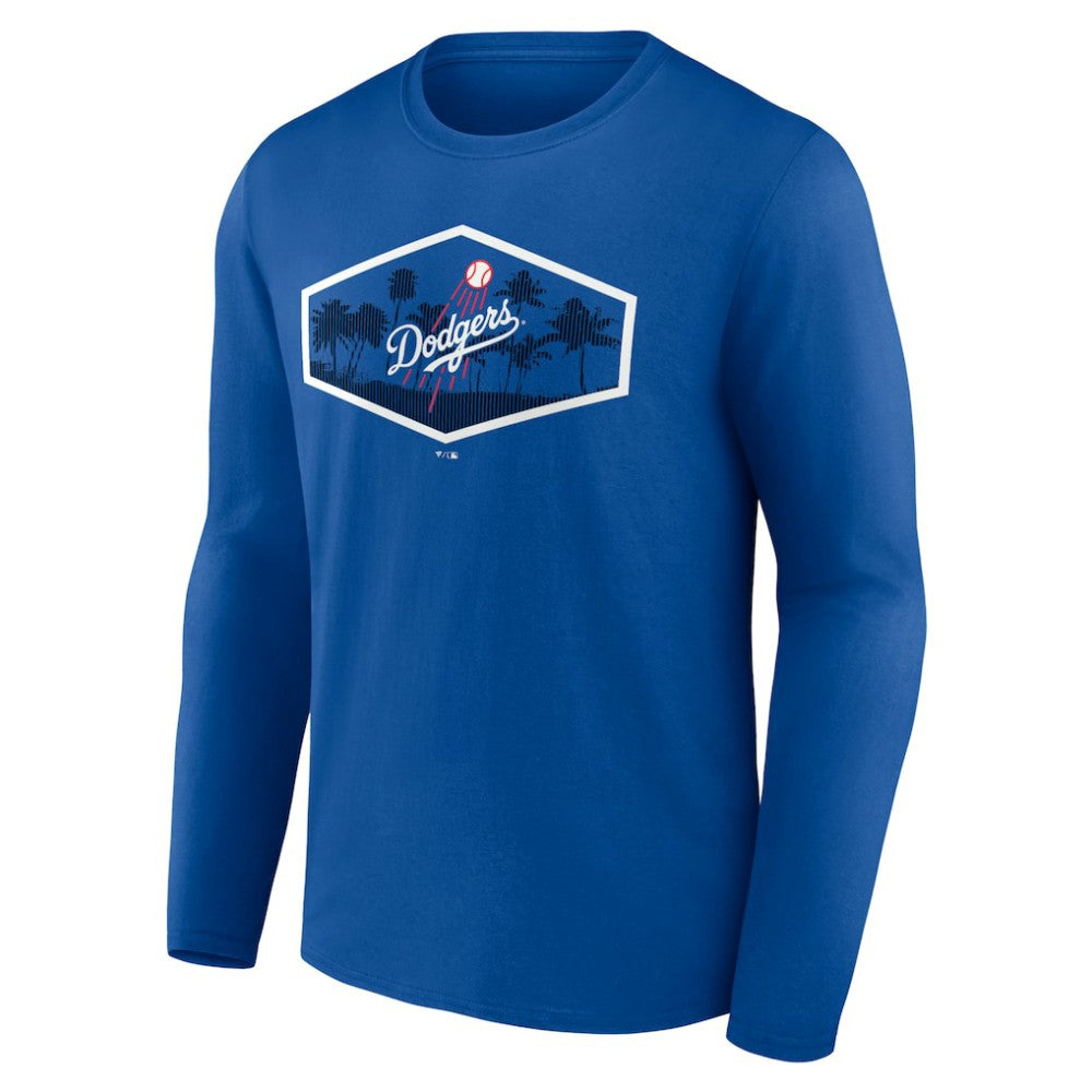 Los Angeles Dodgers Scoreboard Long Sleeve T-Shirt - Royal - MLB Discount