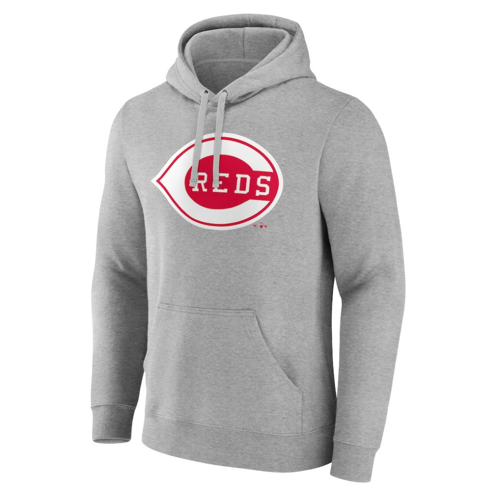 Cincinnati Reds Wahconah Pullover Hoodie - Gray - MLB Discount