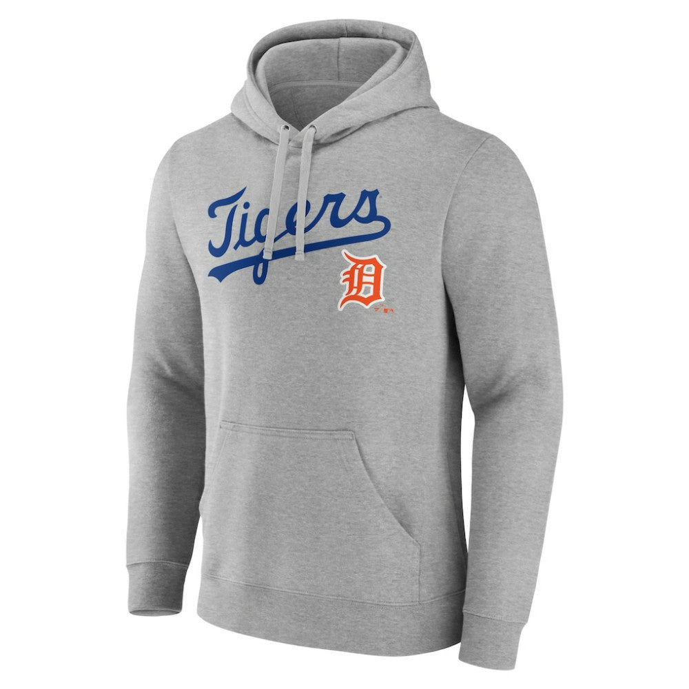 Detroit Tigers Wahconah Pullover Hoodie - Gray - MLB Discount