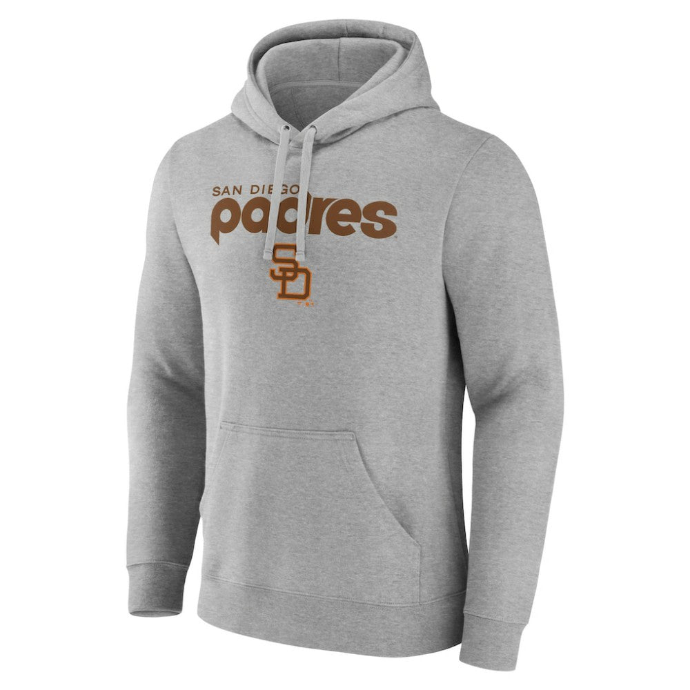 San Diego Padres Wahconah Pullover Hoodie - Gray - MLB Discount