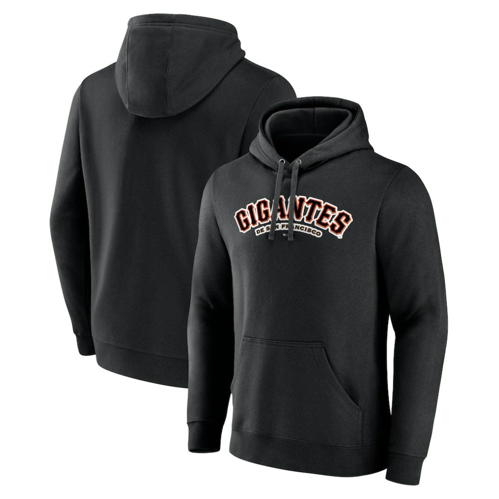 San Francisco Giants Spanish Logo Pullover Hoodie - Black - MLB Sale