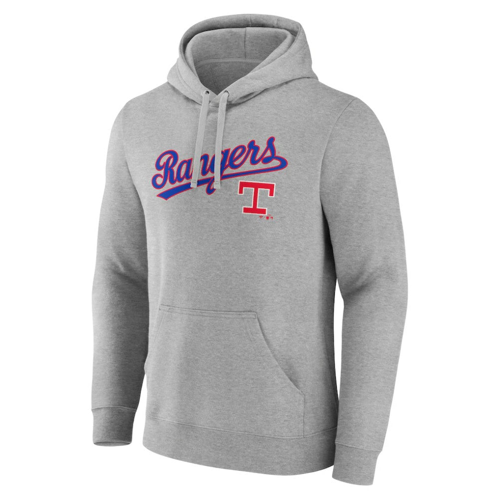 Texas Rangers Wahconah Pullover Hoodie - Gray - MLB Sale