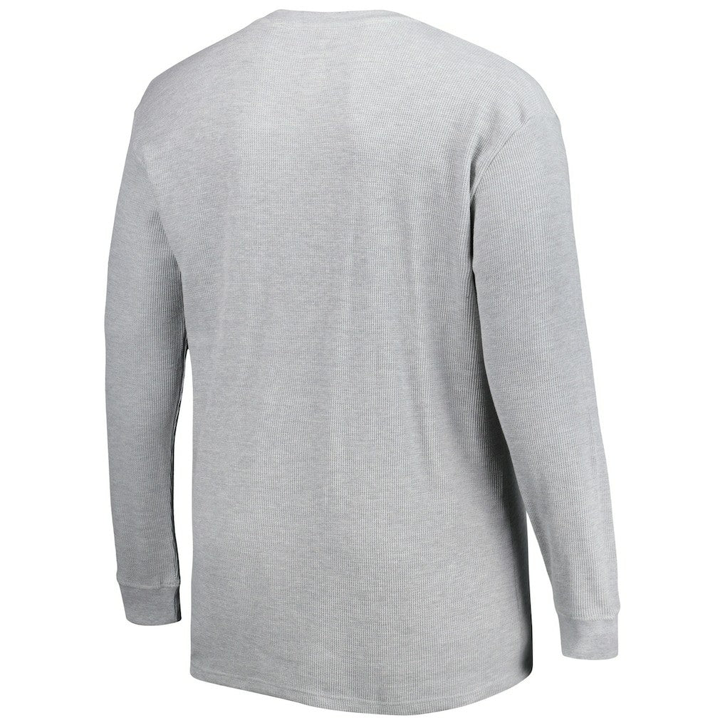 Los Angeles Rams Big & Tall Waffle-Knit Thermal Long Sleeve T-Shirt Heather Gray