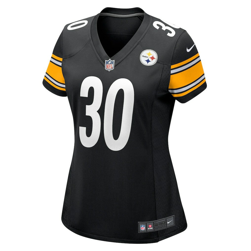 Nike Jaylen Warren Pittsburgh Steelers Women's Game Player Jersey Black
