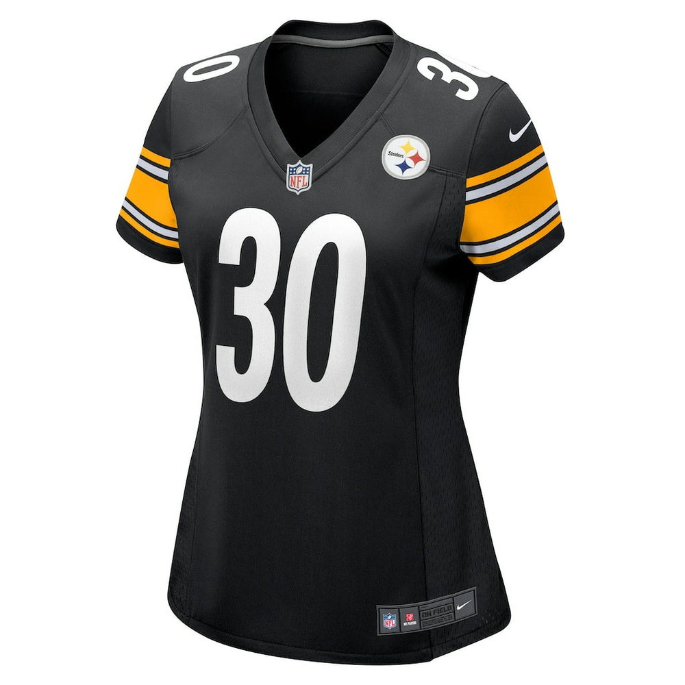 Nike Jaylen Warren Pittsburgh Steelers Women's Game Player Jersey Black