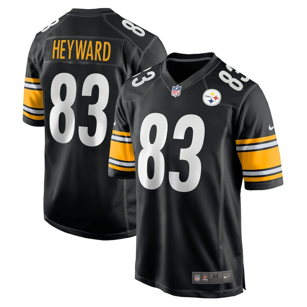 Nike Connor Heyward Pittsburgh Steelers Game Player Jersey Black