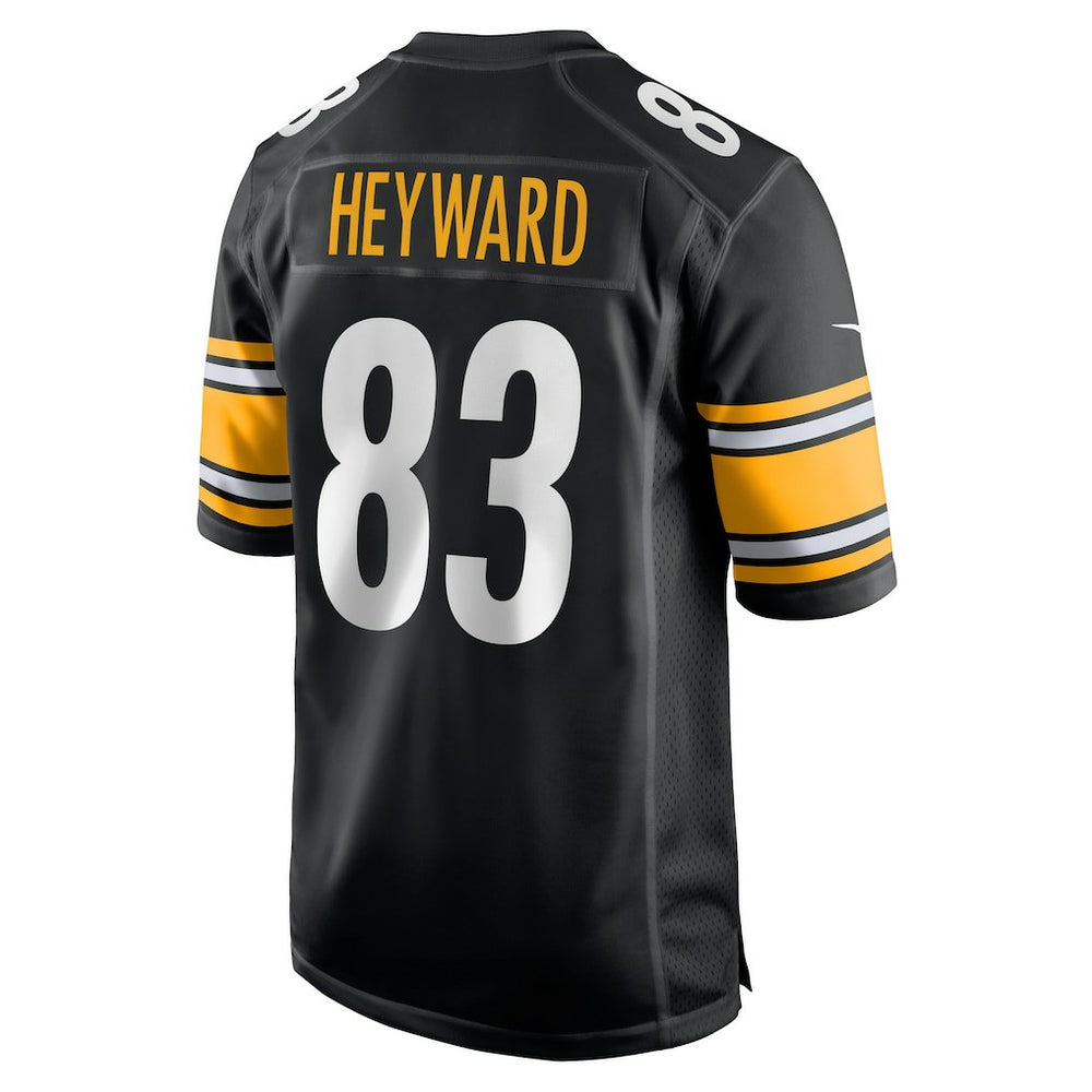 Nike Connor Heyward Pittsburgh Steelers Game Player Jersey Black