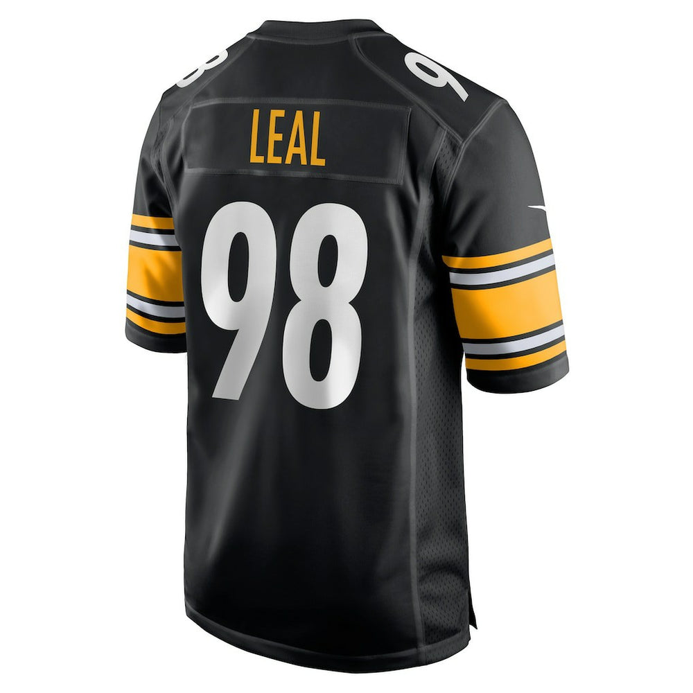 Nike DeMarvin Leal Pittsburgh Steelers Game Player Jersey Black