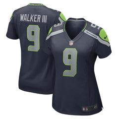Nike Kenneth Walker III Seattle Seahawks Women's Player Jersey Navy
