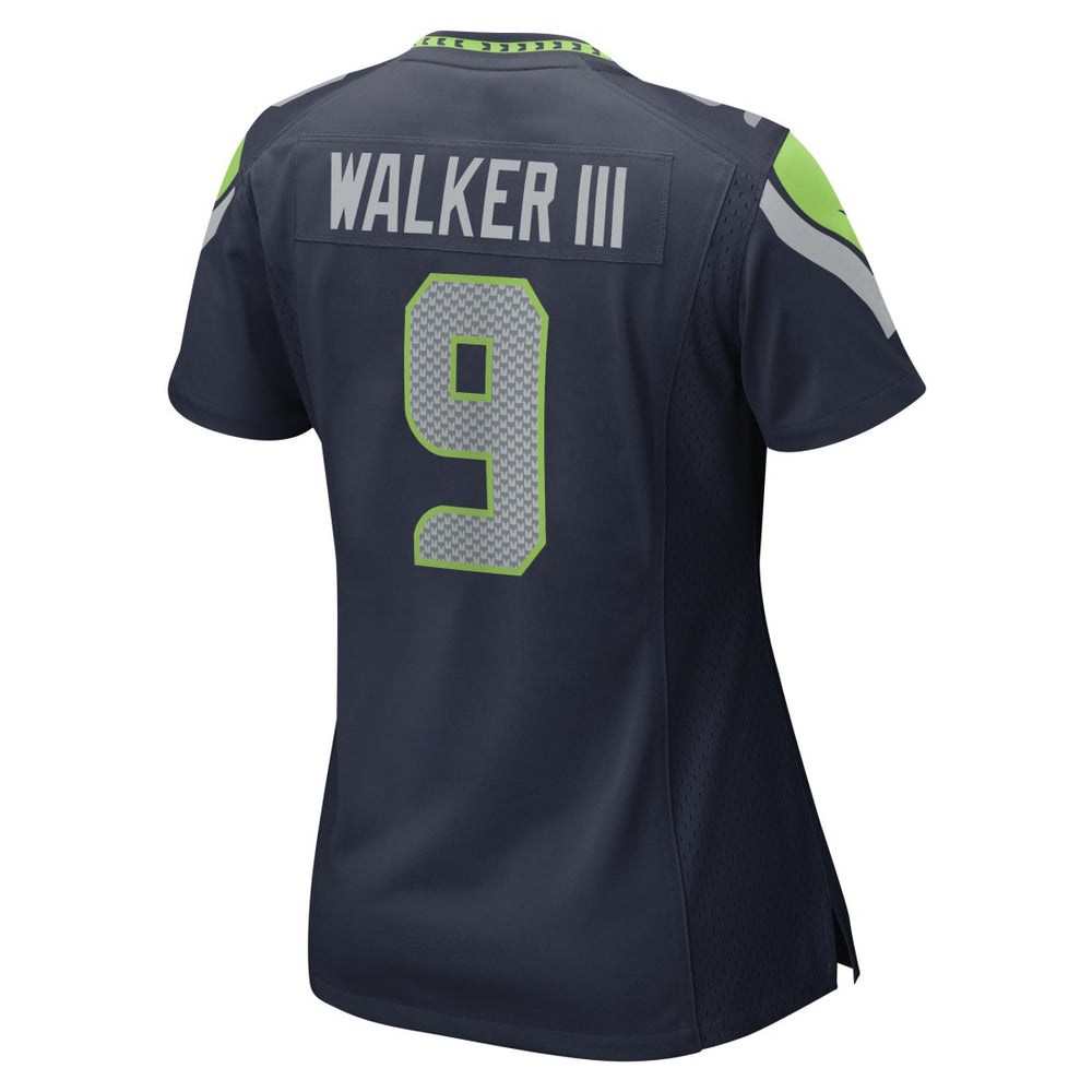Nike Kenneth Walker III Seattle Seahawks Women's Player Jersey Navy