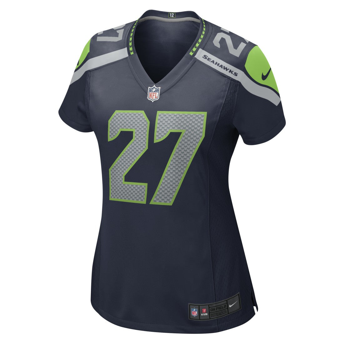 Nike Riq Woolen Seattle Seahawks Women's Team Game Jersey College Navy