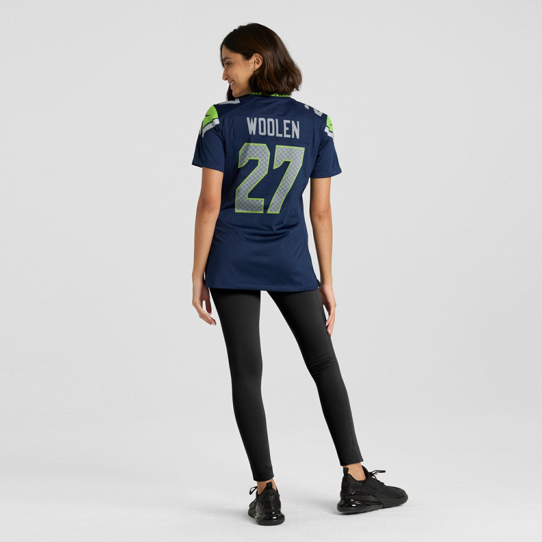 Nike Riq Woolen Seattle Seahawks Women's Team Game Jersey College Navy