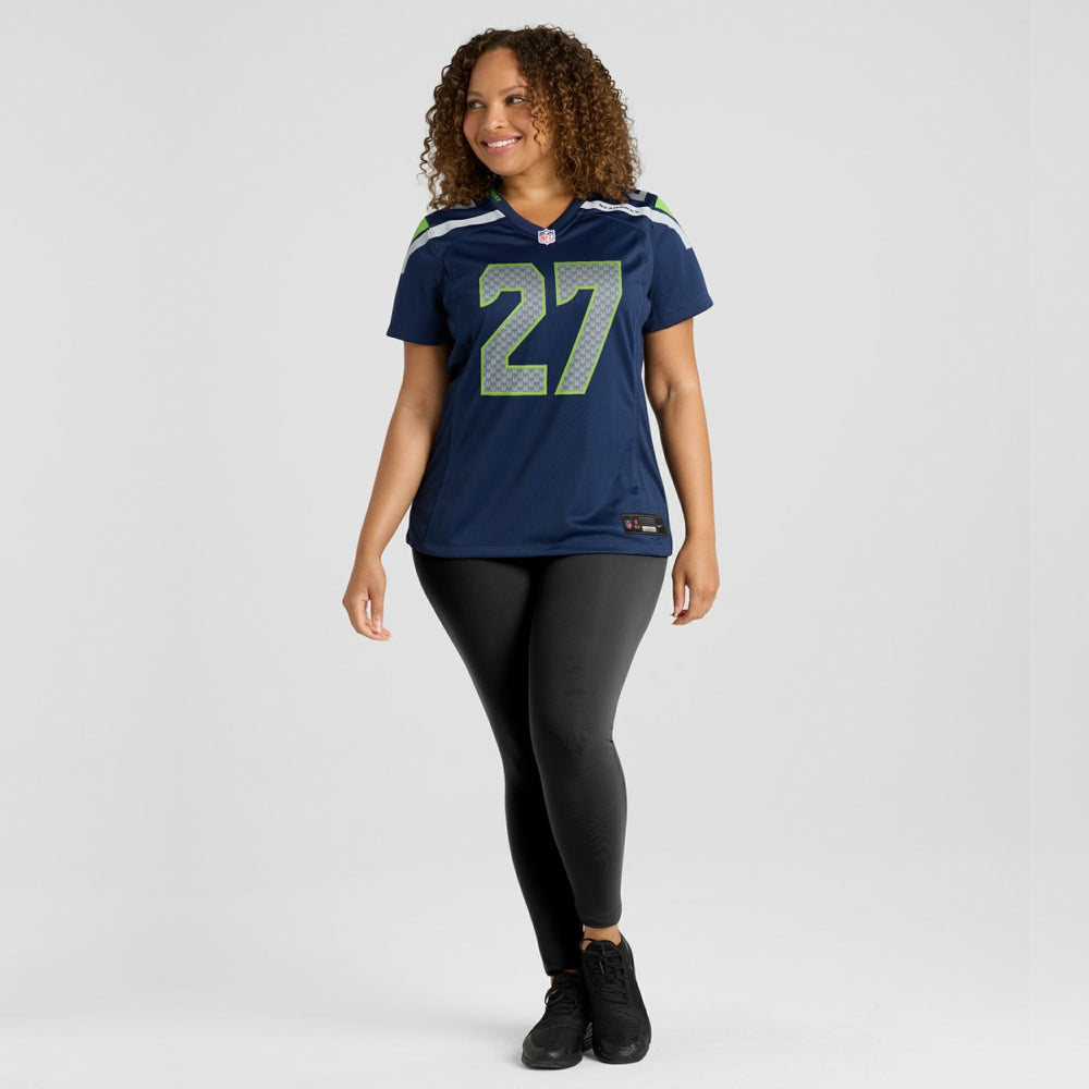 Nike Riq Woolen Seattle Seahawks Women's Team Game Jersey College Navy