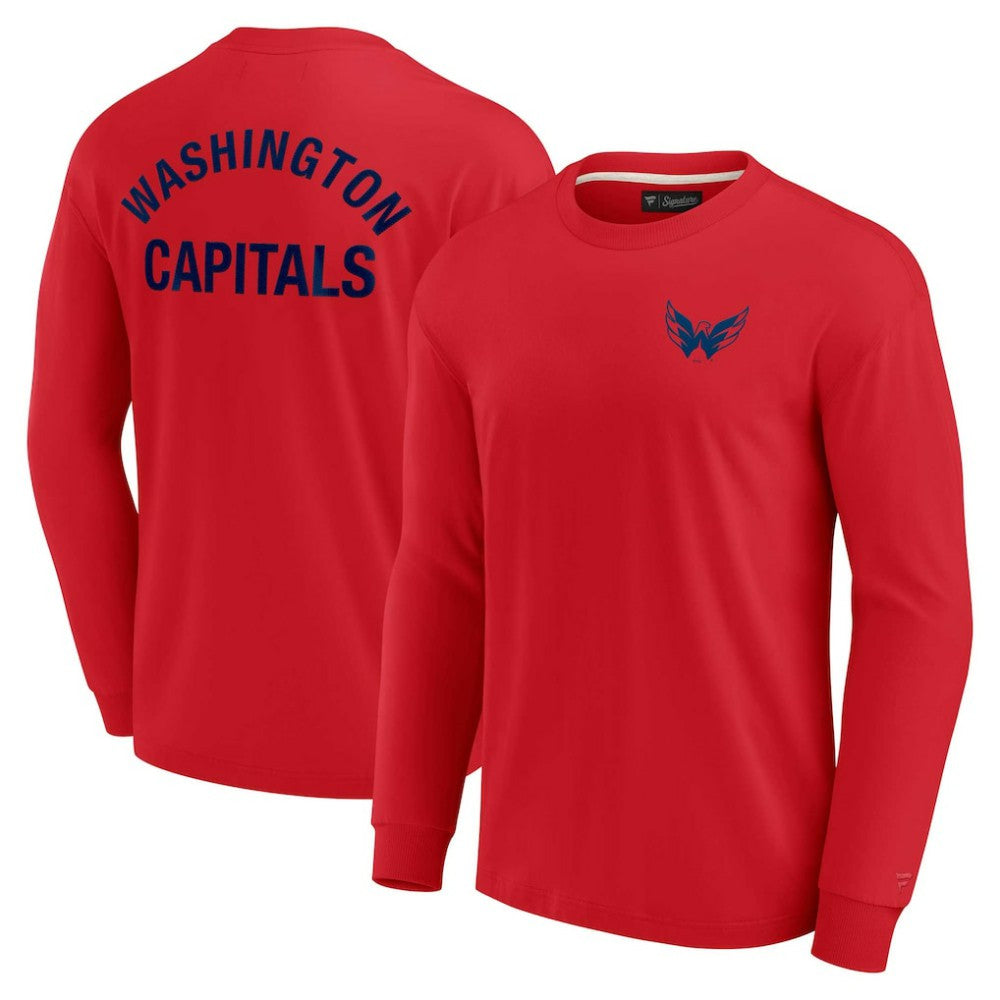 Washington Capitals Fanatics Unisex Elements Super Soft Long Sleeve T-Shirt - Red - NHL 5120873