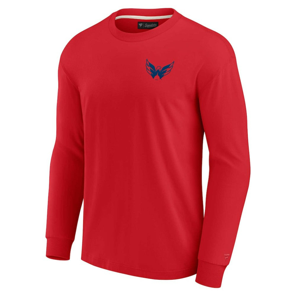 Washington Capitals Fanatics Unisex Elements Super Soft Long Sleeve T-Shirt - Red - NHL 5120873
