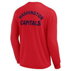 Washington Capitals Fanatics Unisex Elements Super Soft Long Sleeve T-Shirt - Red - NHL 5120873