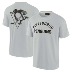 Pittsburgh Penguins Fanatics Unisex Elements Super Soft Short Sleeve T-Shirt - Gray - NHL 5120879