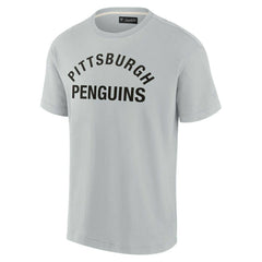 Pittsburgh Penguins Fanatics Unisex Elements Super Soft Short Sleeve T-Shirt - Gray - NHL 5120879