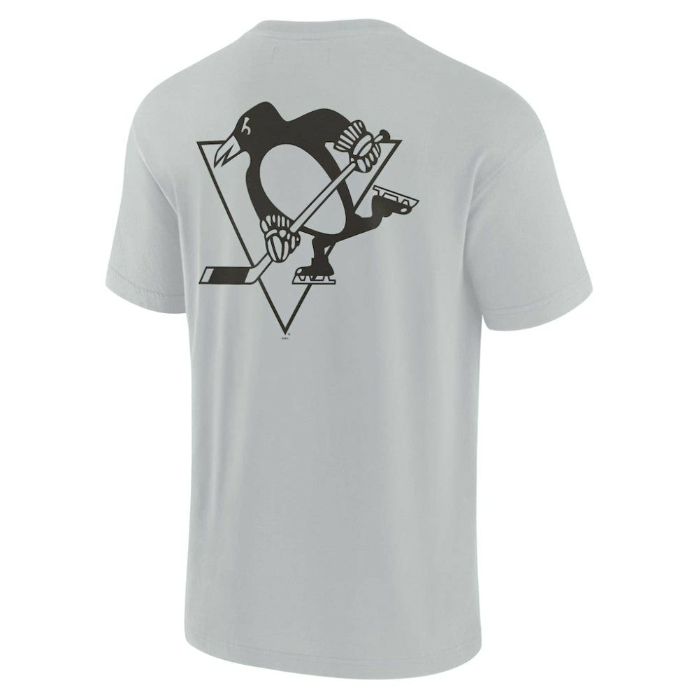 Pittsburgh Penguins Fanatics Unisex Elements Super Soft Short Sleeve T-Shirt - Gray - NHL 5120879
