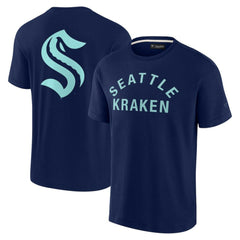 Seattle Kraken Fanatics Unisex Elements Super Soft Short Sleeve T-Shirt - Navy - NHL 5120880