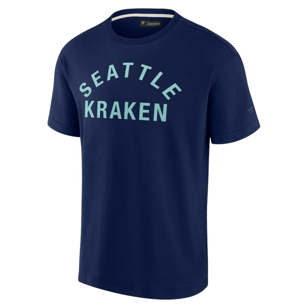 Seattle Kraken Fanatics Unisex Elements Super Soft Short Sleeve T-Shirt - Navy - NHL 5120880