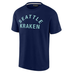 Seattle Kraken Fanatics Unisex Elements Super Soft Short Sleeve T-Shirt - Navy - NHL 5120880