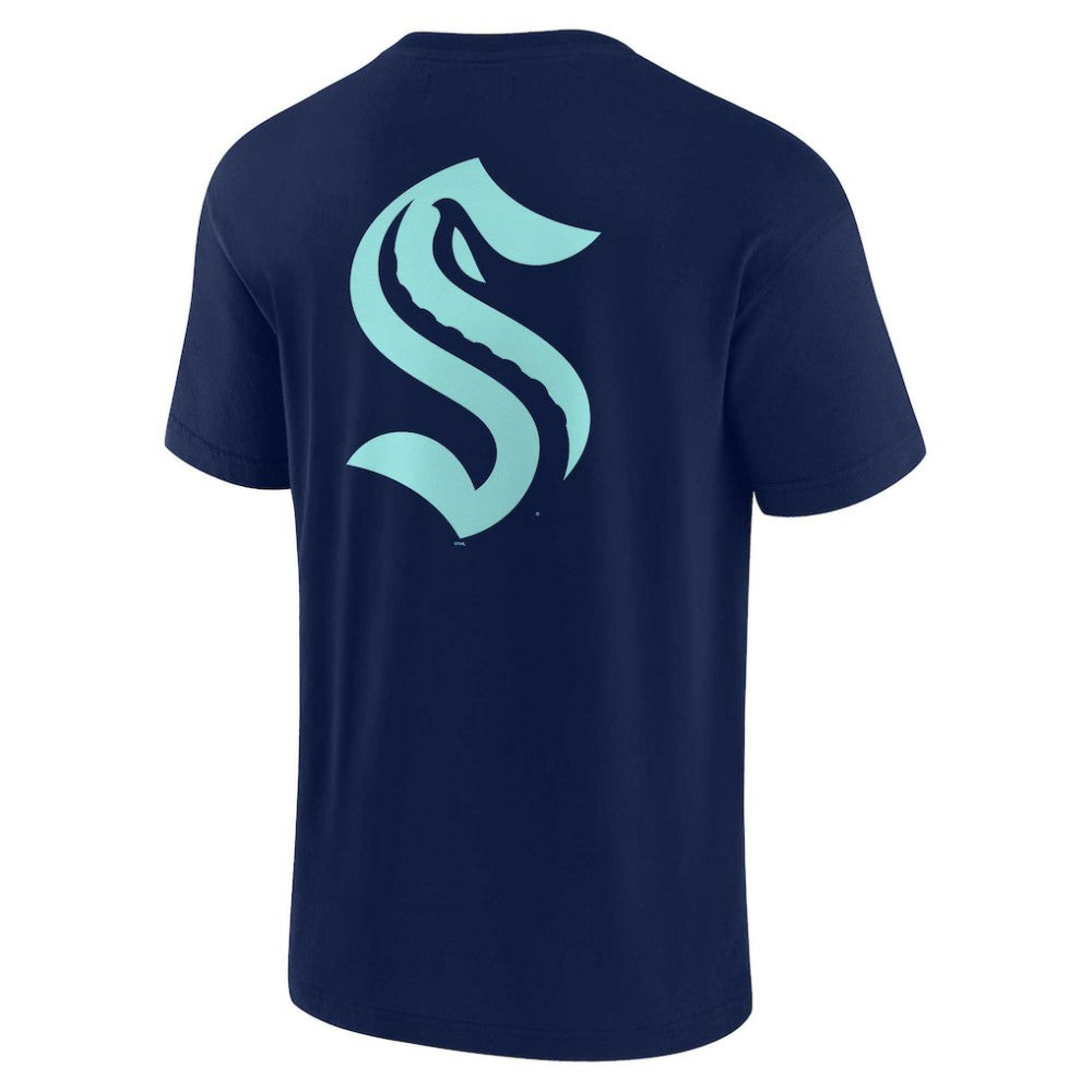Seattle Kraken Fanatics Unisex Elements Super Soft Short Sleeve T-Shirt - Navy - NHL 5120880