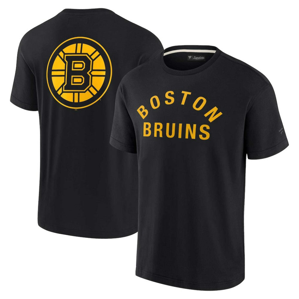 Boston Bruins Fanatics Unisex Elements Super Soft Short Sleeve T-Shirt - Black - NHL 5120882