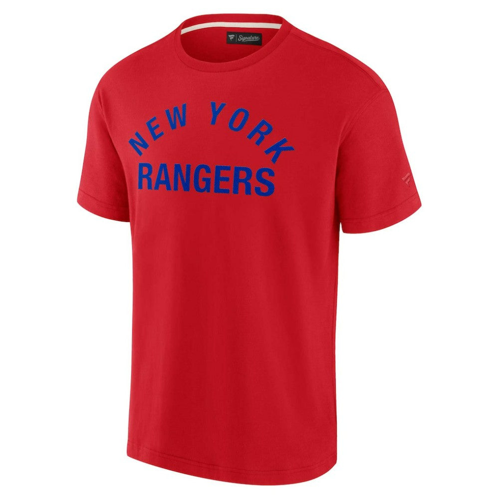 New York Rangers Fanatics Unisex Elements Super Soft Short Sleeve T-Shirt - Red - NHL 5120886
