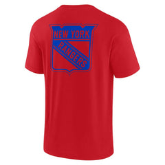 New York Rangers Fanatics Unisex Elements Super Soft Short Sleeve T-Shirt - Red - NHL 5120886
