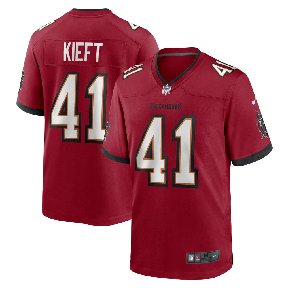 Nike Ko Kieft Tampa Bay Buccaneers Game Player Jersey Red