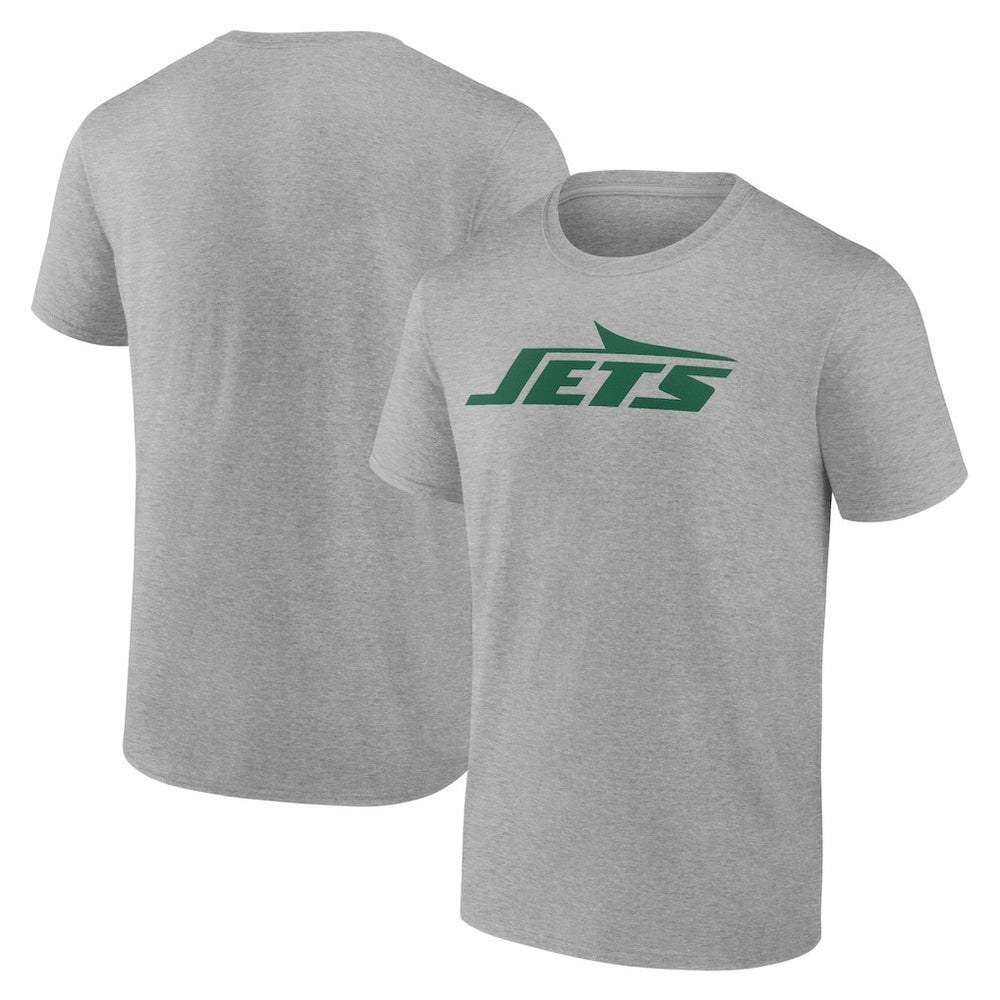 Fanatics New York Jets Primary Logo T-Shirt Heather Gray