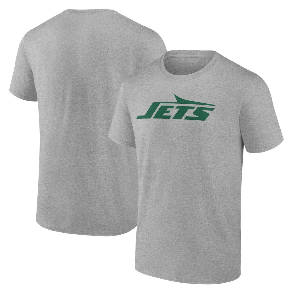 Fanatics New York Jets Primary Logo T-Shirt Heather Gray