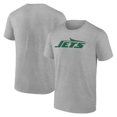 Fanatics New York Jets Primary Logo T-Shirt Heather Gray