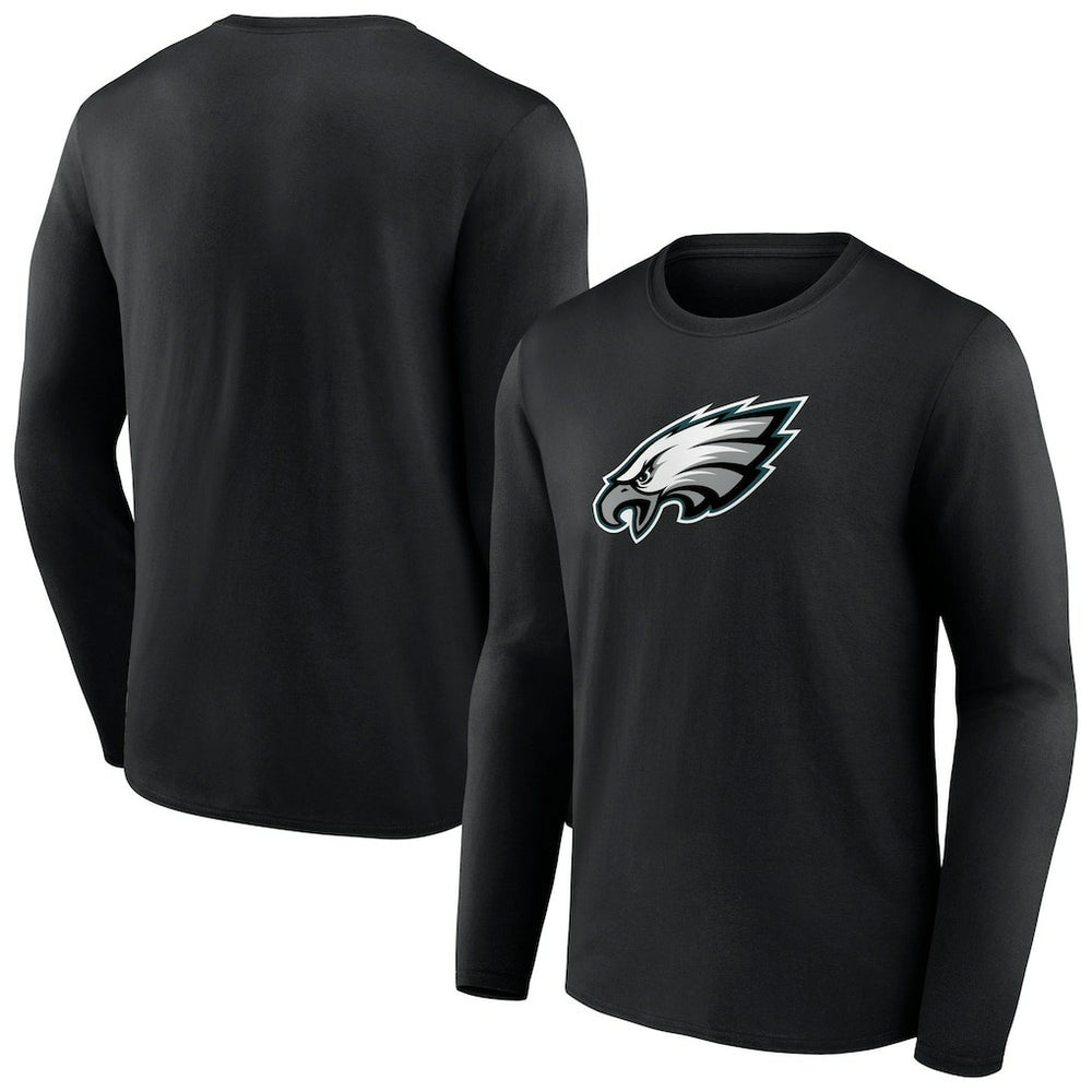 Philadelphia Eagles Primary Team Logo Long Sleeve T-Shirt Black