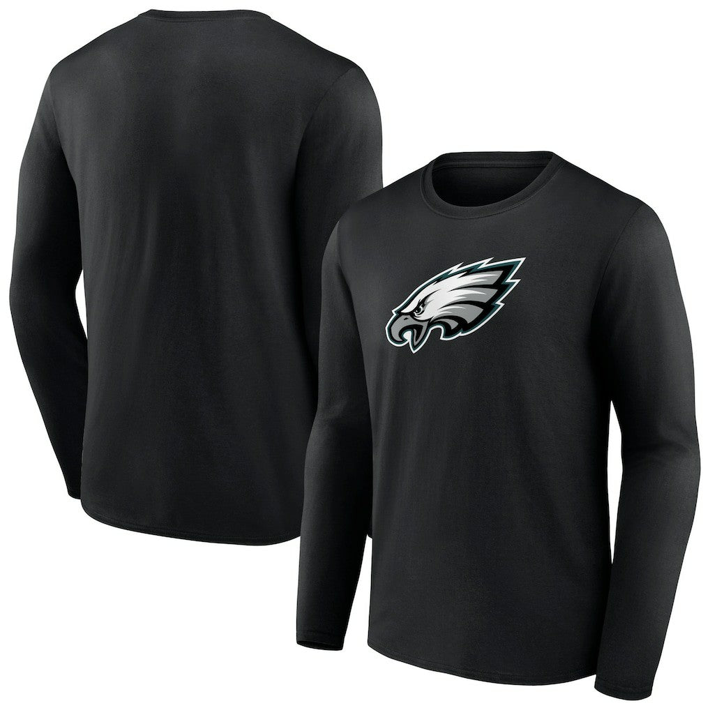 Philadelphia Eagles Primary Team Logo Long Sleeve T-Shirt Black