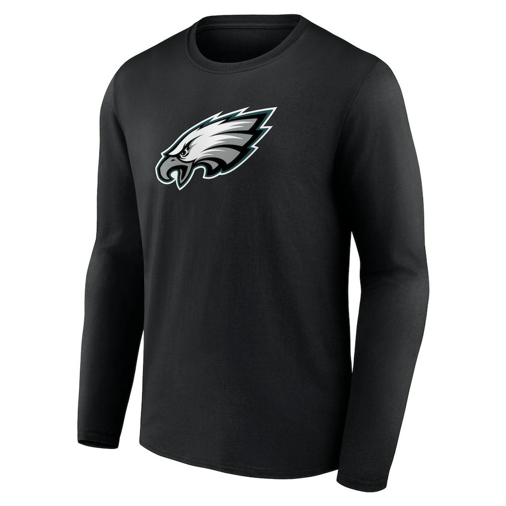 Philadelphia Eagles Primary Team Logo Long Sleeve T-Shirt Black