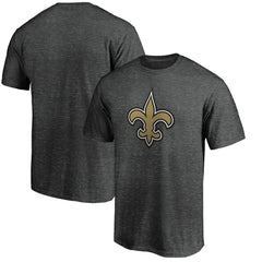 Fanatics New Orleans Saints Primary Logo T-Shirt Heather Charcoal